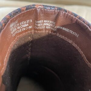 Just Fab snakeskin heeled booties